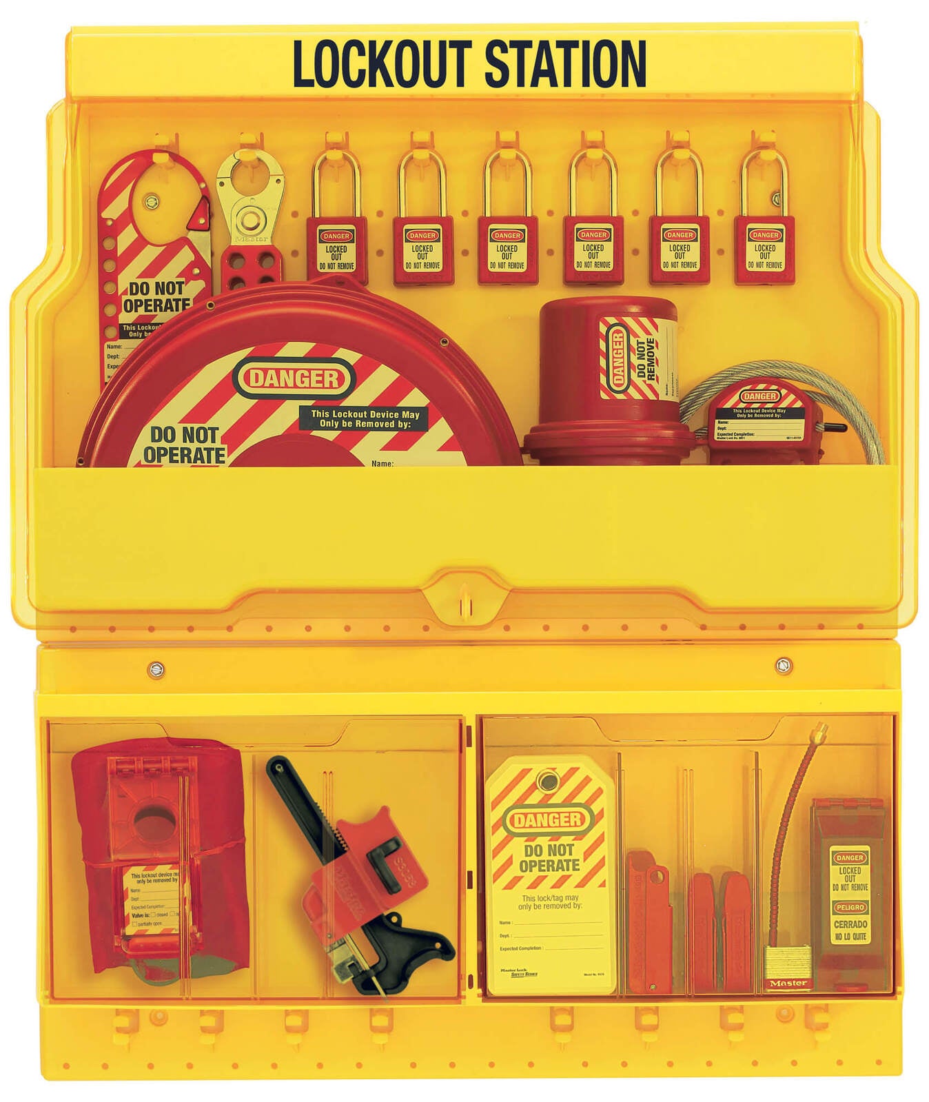 Master Lock 18-piece Lockout Station includes 6 Padlocks + more1