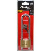 Master Lock 1950DAU 50mm Diamond Brass Padlock Adjustable Shackle - AIMS Industrial Supplies