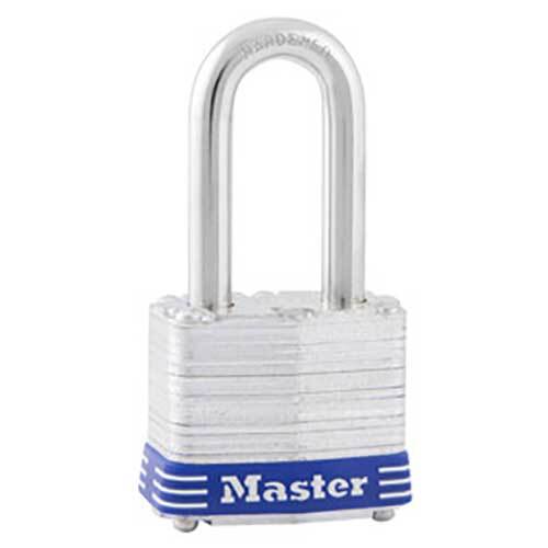 Master Lock 3DLFAU 40mm Strong Laminated Steel Non Rekeyable Padlock - Box of 4 - AIMS Industrial Supplies