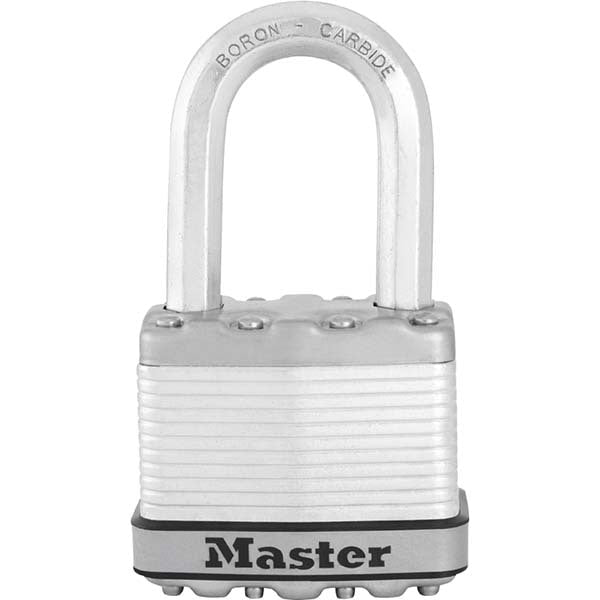 Master Lock 51mm Magnum Padlock Laminated Steel - Boron Carbide Shackle - AIMS Industrial Supplies
