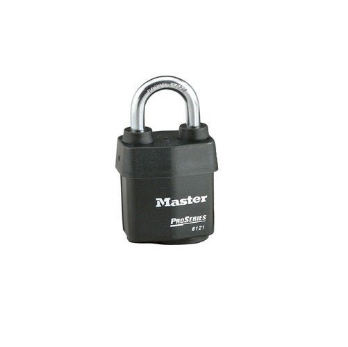 Master Lock 6100 Series Weather Tough Padlock Boron Shackle - Keyed - AIMS Industrial Supplies
