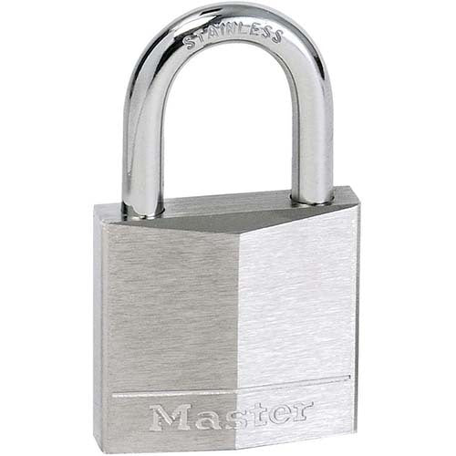 Master Lock 640DAU 40mm Nickle Plated Brass Padlock1