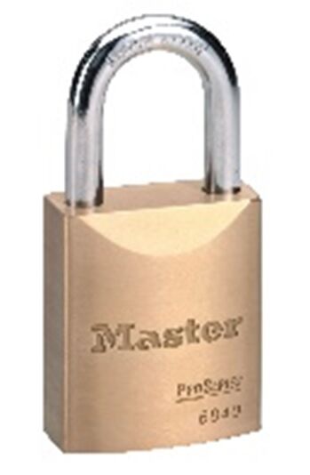 Master Lock 6800 Series Solid Brass Body Boron Shackle Padlock - AIMS Industrial Supplies