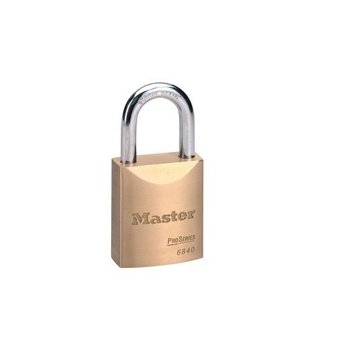 Master Lock 6800 Series Solid Brass Body Boron Shackle Padlock - AIMS Industrial Supplies