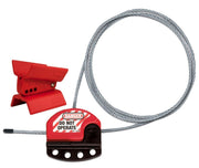 Master Lock Butterfly Valve Lockout with Cable - AIMS Industrial Supplies