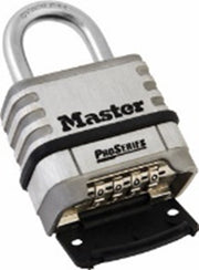 Master Lock Combination Padlock 57mm S/Steel Body 8 x 28 x 25mm - 1174D1