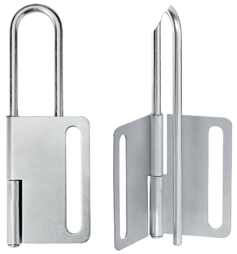 Master Lock Heavy Duty Lockout Hasp - Steel, 8 Lock, 25mm Jaw Diameter - AIMS Industrial Supplies