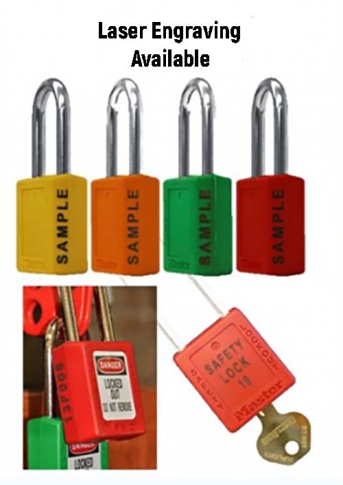 Master Lock In-House Laser Engraving on Safety Padlocks1