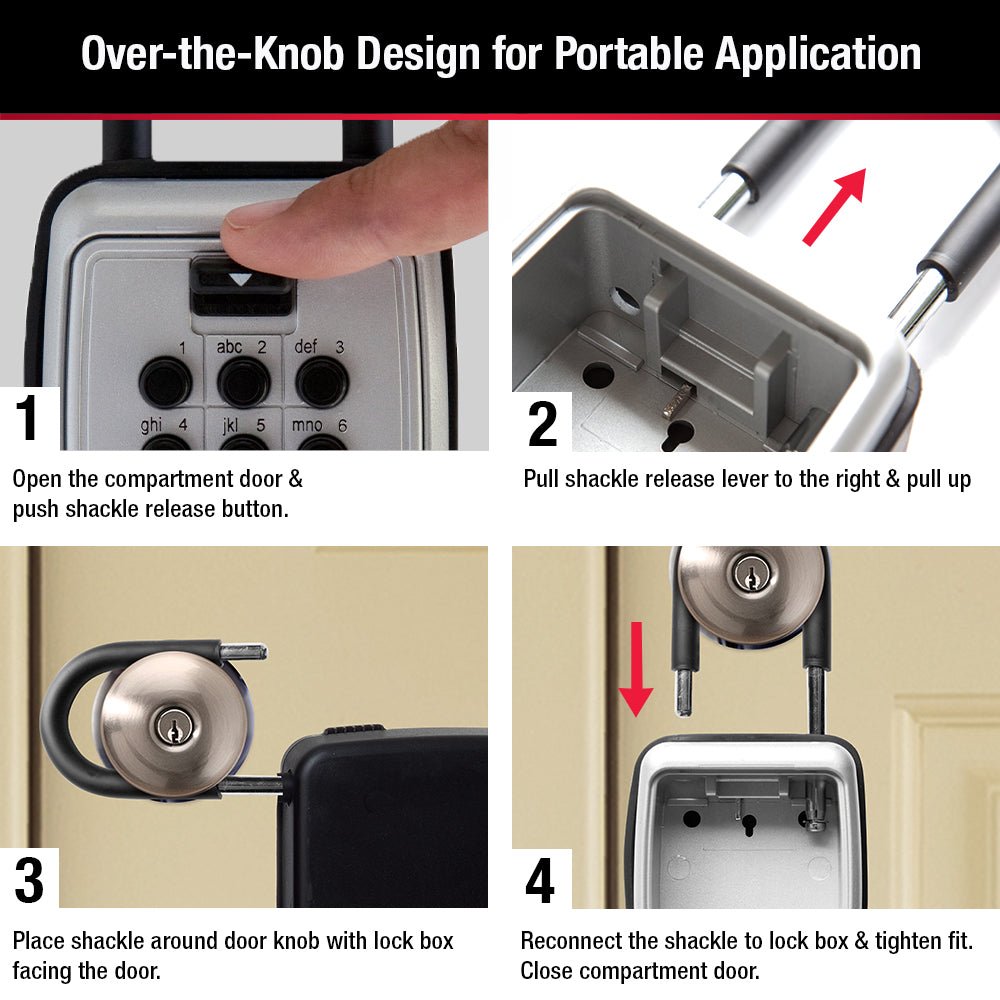 Master Lock Key Storage - Select Access Push Button - AIMS Industrial Supplies