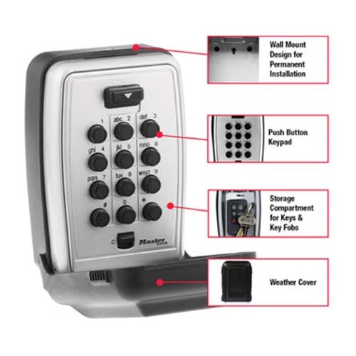 Master Lock Key Storage - Select Access Push Button2
