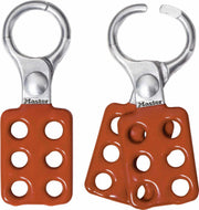 Master Lock Lockout Hasp Aluminium Spark Proof - 6 Lock, 25mm Diameter - AIMS Industrial Supplies