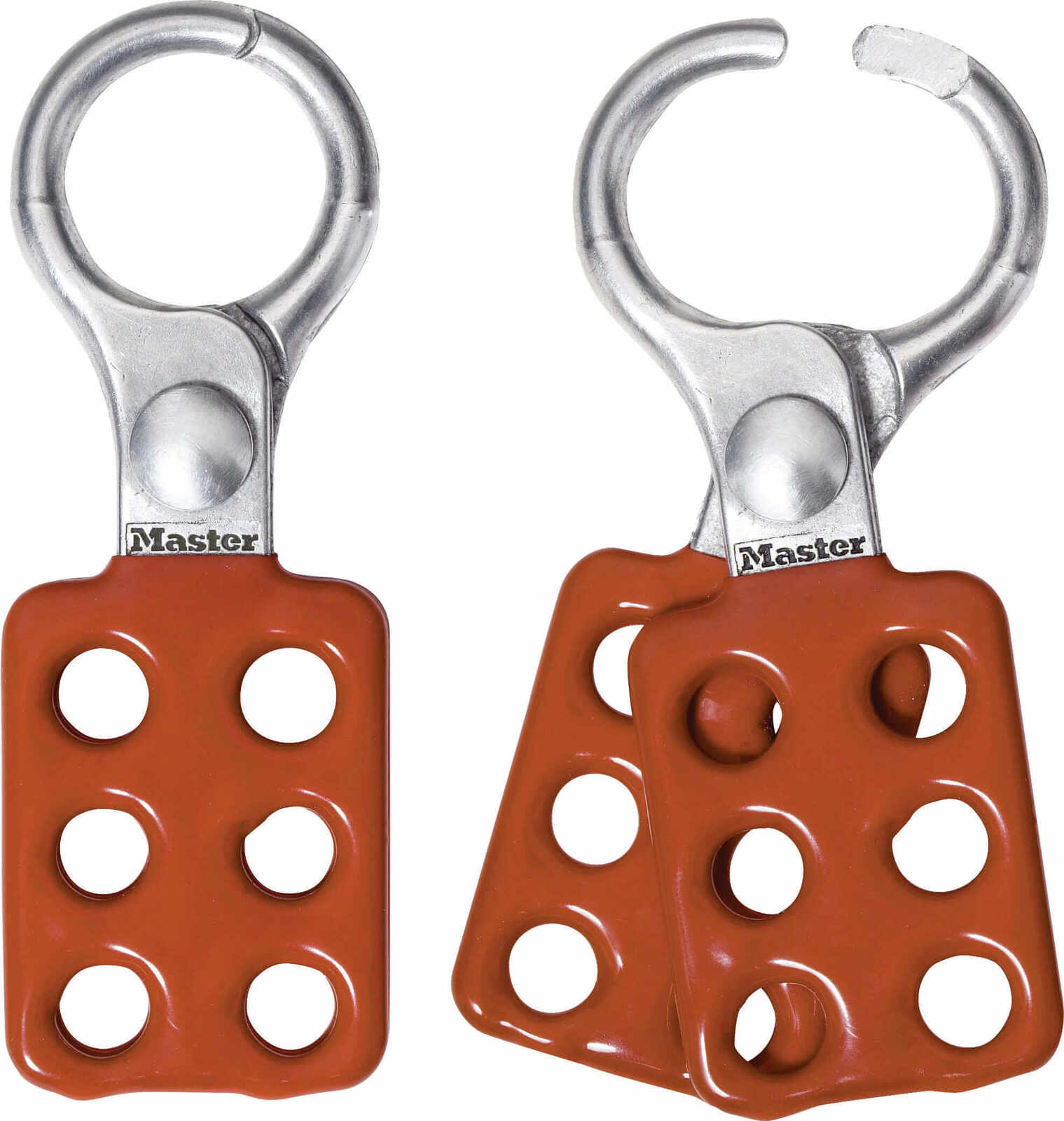 Master Lock Lockout Hasp Aluminium Spark Proof - 6 Lock, 25mm Diameter1