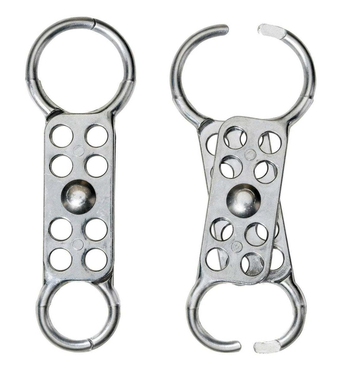Master Lock Lockout Hasp Aluminium Spark Proof - 8 Lock, Dual Jaw - AIMS Industrial Supplies
