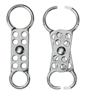 Master Lock Lockout Hasp Aluminium Spark Proof - 8 Lock, Dual Jaw - AIMS Industrial Supplies
