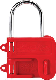 Master Lock Lockout Hasp and Padlock - 2 Lock, 25mm Jaw Diameter - AIMS Industrial Supplies
