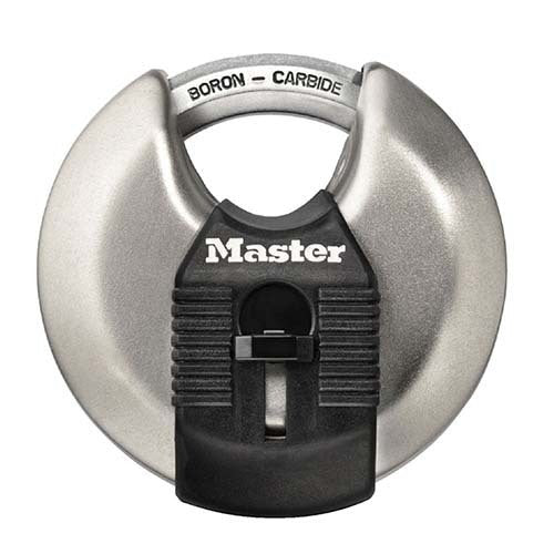 Master Lock M40DAU 70mm Stainless Steel Disc - Boron Carbide Shackle - AIMS Industrial Supplies
