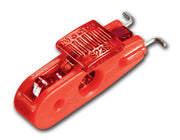 Master Lock Miniature Circuit Breaker Lockout - Wide, Red - AIMS Industrial Supplies