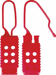 Master Lock Non-Conductive Lockout Hasp - Nylon - AIMS Industrial Supplies