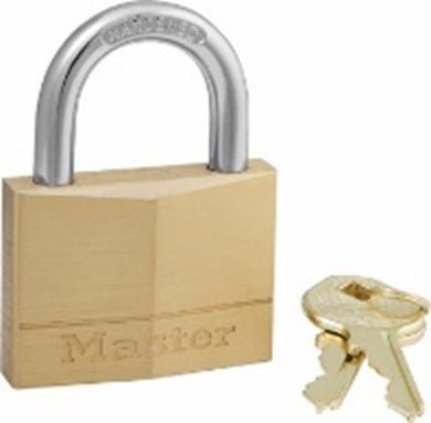 Master Lock Padlock Keyed Alike Brass 50mm - AIMS Industrial Supplies