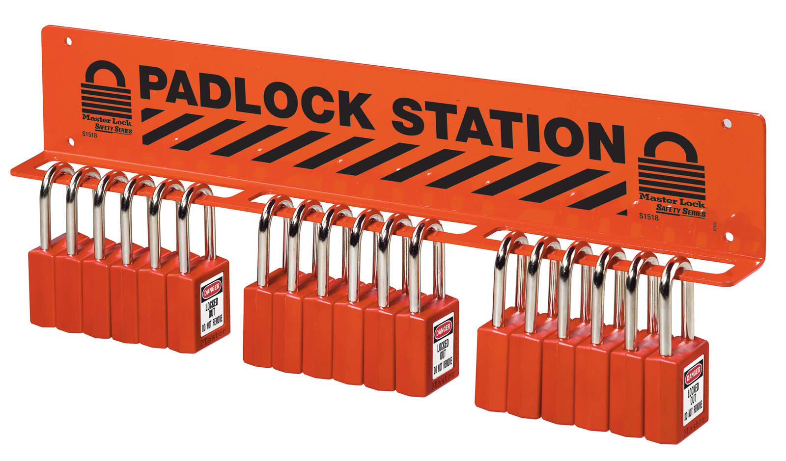 Master Lock Padlock Station / Padlock Rack - Holds Padlocks1