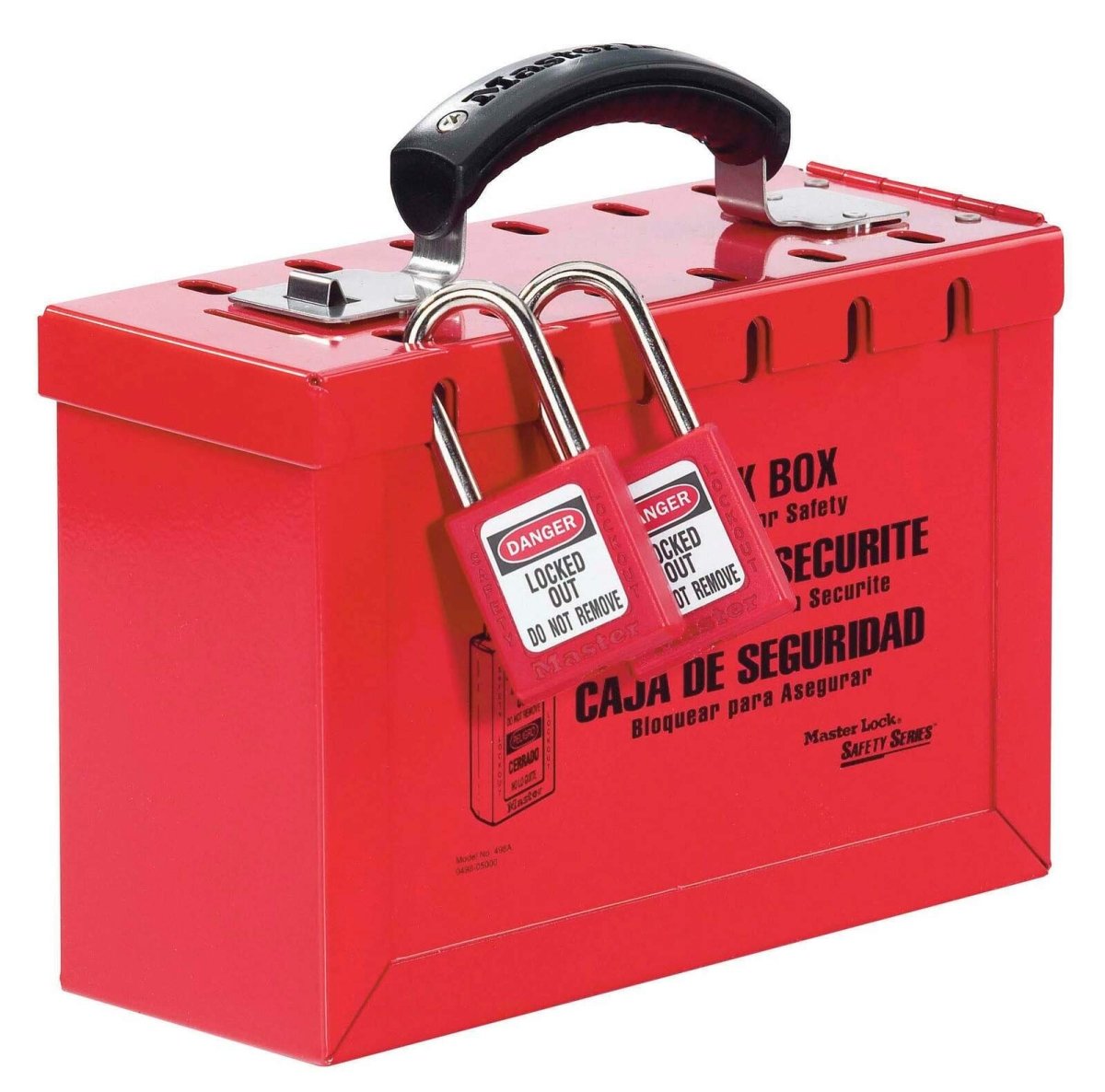 Master Lock Portable Group Lock Box - Metal, Latch Tight Lock - AIMS Industrial Supplies