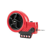 Master Lock Retractable Cable Lockout 2.7m x 3.3mm Red Steel Core Cable - AIMS Industrial Supplies