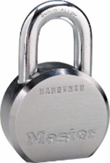 Master Lock Round Body Solid Steel Padlock 11x 28 x 22mm - 6230K - AIMS Industrial Supplies