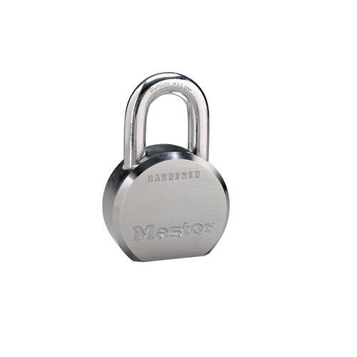 Master Lock Round Body Solid Steel Padlock 11x 51 x 22mm - 6230LHK - AIMS Industrial Supplies