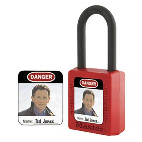 Master Lock S142 Photo Identification Padlock Labels - 6 Pack2