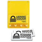 Master Lock S1700 Compact Lockout Station without Accessories - AIMS Industrial Supplies