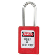 Master Lock S31 Safety Lockout Padlock / Isolation Lock - Red - AIMS Industrial Supplies