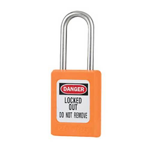 Master Lock S31ORJ 38mm Orange Compact Safety Padlock Keyed Different