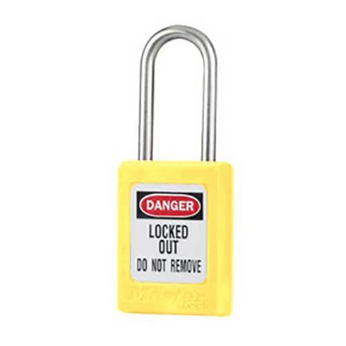 Master Lock S31YLW 38mm Yellow Compact Safety Padlock Keyed Different