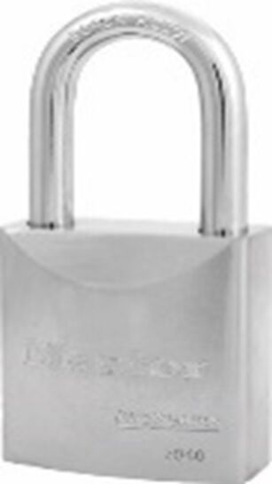 Master Lock Solid Steel Padlock 8 x 40 x 23mm Boron Shackle, 44mm Wide Body