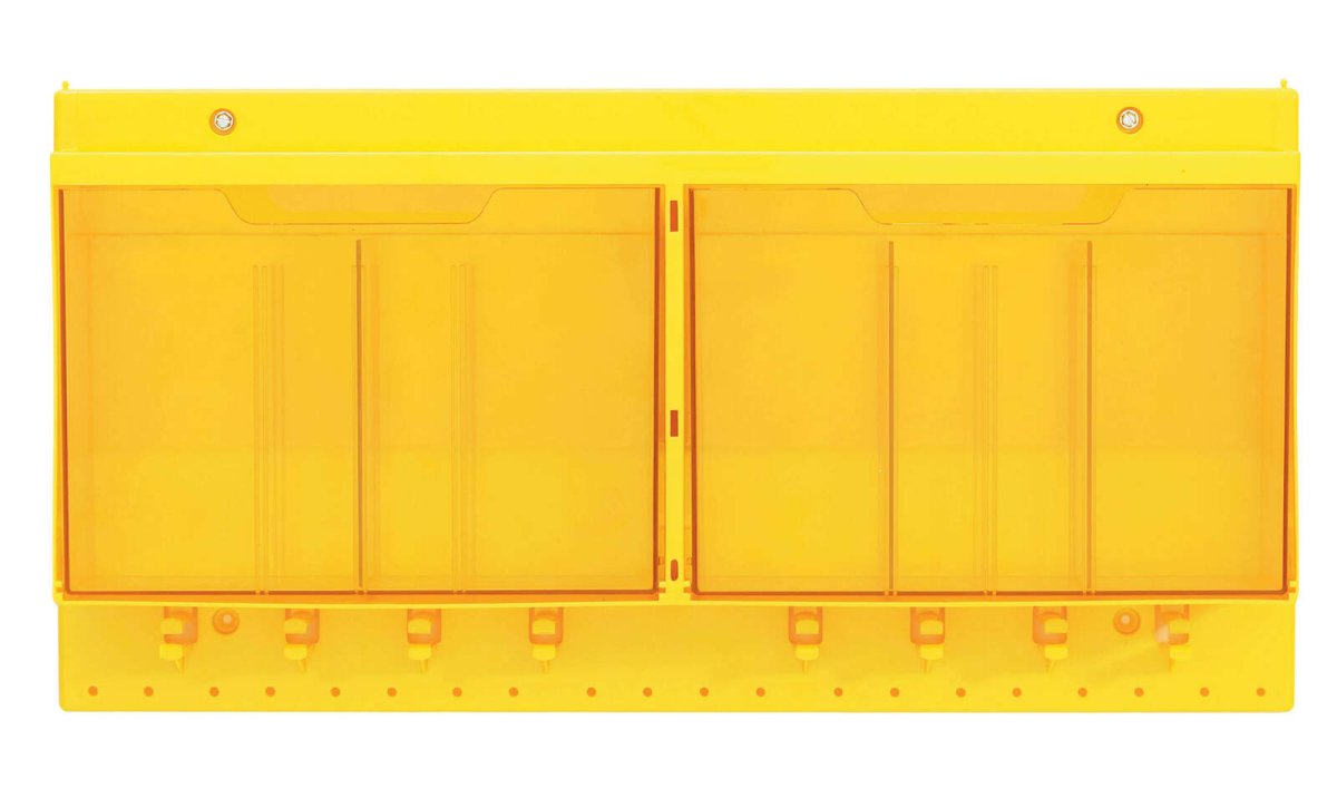 Master Lock Tag Centre / Tag Station (Unfilled) Holds 150 Lockout Tags - AIMS Industrial Supplies