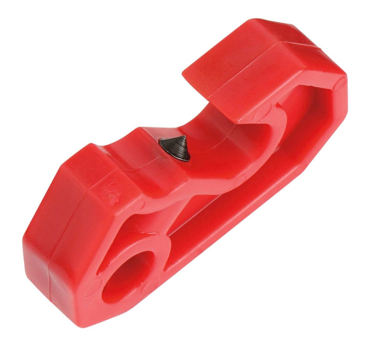 Master Lock Universal Circuit Breaker Lockout Clamp on - Plastic, Red - AIMS Industrial Supplies