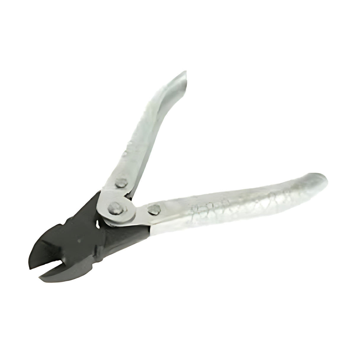 Maun 160 mm diagonal cutting plier with blackened cutting jaws and plated handles
