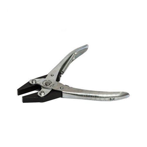 Maun Smooth Jaws Flat Nose Parallel Plier Return Spring 140mm - AIMS Industrial Supplies