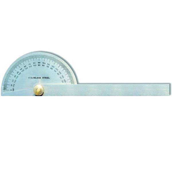 Maxigear 150mm Round Head Degree Protractor - AIMS Industrial Supplies