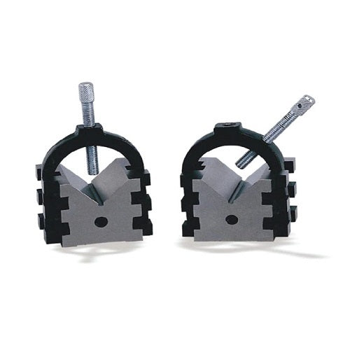 Maxigear 70 x 45 x 40mm Vee Blocks and Clamp Set 38mm Capacity