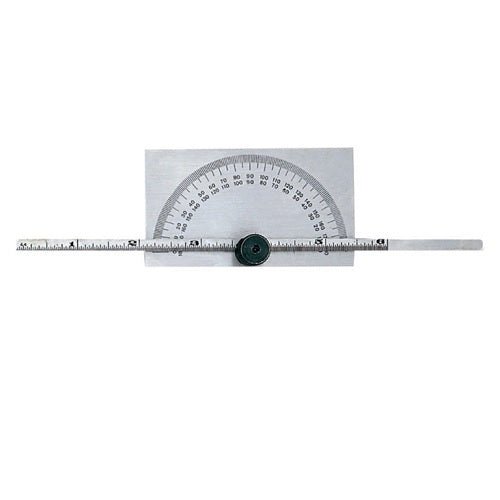 Maxigear 90 x 50 x 150mm Rectangular Head Depth Gauge Protractor - AIMS Industrial Supplies