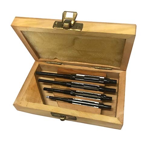 Maxigear Adjustable Hand Reamer 11/32 - 3/8" to 1/4 - 9/32" 4 Pieces1