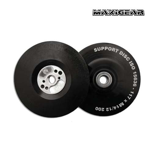 Maxigear Backing Pad Flexible Nylon Black M14 x 2 x 115mm - AIMS Industrial Supplies