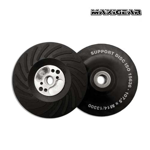 Maxigear Backing Pad Turbo Hard Flexibility Black - AIMS Industrial Supplies