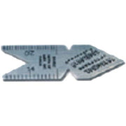 Maxigear Centre Gauge Metric Thread 60° scale1