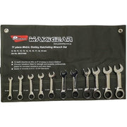 Maxigear Stubby Combination Ratcheting Wrench, 7 Pieces SAE Set - AIMS Industrial Supplies