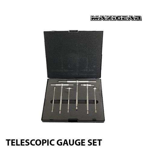 Maxigear Telescopic Gauge 8mm - 150mm, 6 Pieces - AIMS Industrial Supplies