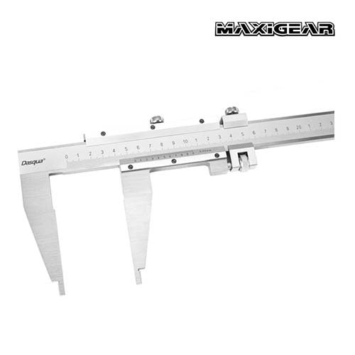 Maxigear Vernier Caliper Fine Adjustment 2000mm & 0.02mm Reading, 200mm Jaws
