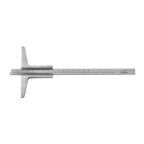 Dasqua Vernier Depth Gauge 300mm Range 0.02mm Graduation