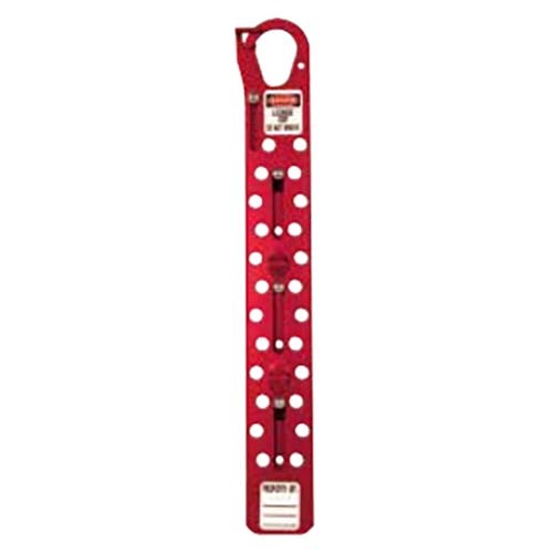 Mayo Hardware Lockout Hasp Aluminium 24 Hole 27mm Inside Jaw Diameter